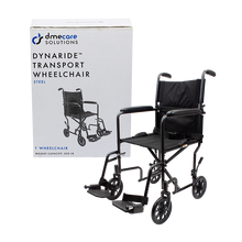 Load image into Gallery viewer, DynaRide Transport Wheelchair - x 16" w/ Fixed Full Arm