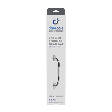 Load image into Gallery viewer, Chrome Knurled Grab Bar