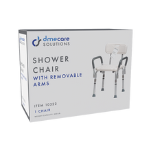 Load image into Gallery viewer, Shower Chair w/ Removable Back and Arms