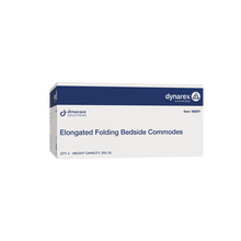 Load image into Gallery viewer, Elongated Folding Bedside Commode - Bulk Packed