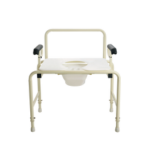 Load image into Gallery viewer, Bariatric HD Drop Arm Commode