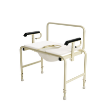 Load image into Gallery viewer, Bariatric HD Drop Arm Commode