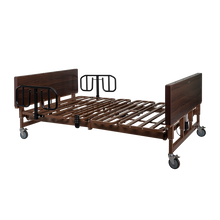 Load image into Gallery viewer, Bariatric HD Homecare Bed w/ Half Rail and Foam Mattress
