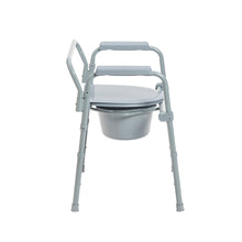Load image into Gallery viewer, Folding Steel Commode