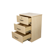 Load image into Gallery viewer, Three Drawer Nightstand