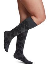 Load image into Gallery viewer, Women's Microfiber Shades Calf 15-20mmHg