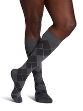 Load image into Gallery viewer, Men's Microfiber Shades Calf 15-20mmHg