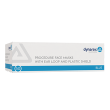 Load image into Gallery viewer, Procedure Face Mask w/ Ear Loop and Plastic Shield
