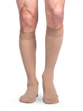 Load image into Gallery viewer, Men's Essential Cotton Calf with Grip-Top 20-30mmHg