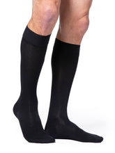 Load image into Gallery viewer, Men's Essential Cotton Calf with Grip-Top 20-30mmHg