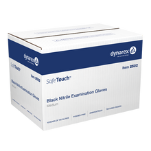 Load image into Gallery viewer, Safe-Touch Black Nitrile Exam Gloves
