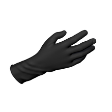 Load image into Gallery viewer, Safe-Touch Black Nitrile Exam Gloves