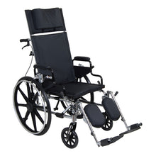 Load image into Gallery viewer, Viper Plus Reclining Wheelchair drive™ Detachable Full Arm, Removable Padded Arm Style, Swing-Away Elevating Leg rest 16,18 and 20 Inch Seat Width 300 lbs. Weight Capacity