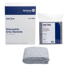 Load image into Gallery viewer, Disposable Grey Blanket - 100% Polyester