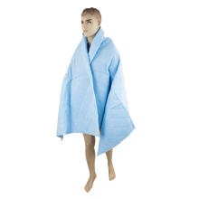 Load image into Gallery viewer, Disposable Blue Non-Woven Blanket