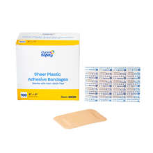 Load image into Gallery viewer, Sheer Plastic Adhesive Bandages - Sterile