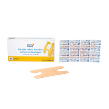 Load image into Gallery viewer, Flexible Fabric Knuckle Adhesive Bandages - Sterile