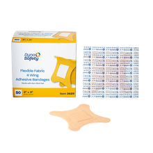 Load image into Gallery viewer, Adhesive Fabric Bandages Four Wing - Sterile