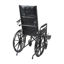 Load image into Gallery viewer, Reclining Wheelchair drive™ Silver Sport Detachable Full Arm Removable Padded Arm Style Swing-Away Elevating Legrest Black Upholstery 16,18 and 20 Inch Seat Width 300 lbs. Weight Capacity