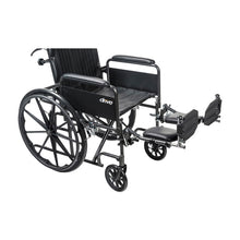 Load image into Gallery viewer, Reclining Wheelchair drive™ Silver Sport Detachable Full Arm Removable Padded Arm Style Swing-Away Elevating Legrest Black Upholstery 16,18 and 20 Inch Seat Width 300 lbs. Weight Capacity