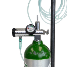 Load image into Gallery viewer, CGA 870 Oxygen Regulator - All Brass - 0-25 LPM