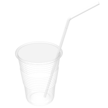 Load image into Gallery viewer, Flexible Plastic Drinking Straws