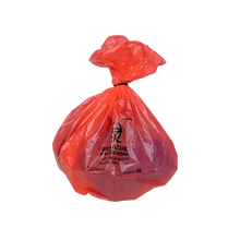 Load image into Gallery viewer, Biohazard Bags with Ties, 24" x 25.6"