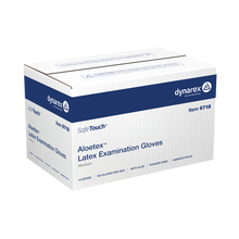 Load image into Gallery viewer, AloeTex Latex Gloves w/ Aloe