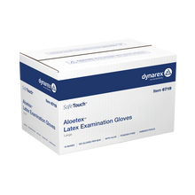 Load image into Gallery viewer, AloeTex Latex Gloves w/ Aloe