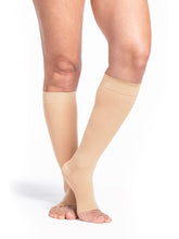 Load image into Gallery viewer, Women's Style Sheer Calf Open-Toe 15-20mmHg