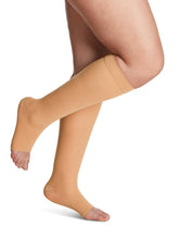 Load image into Gallery viewer, Women's Style Sheer Calf Open-Toe 15-20mmHg