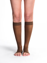 Load image into Gallery viewer, Women's Style Sheer Calf Open-Toe 15-20mmHg