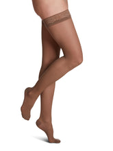 Load image into Gallery viewer, Women's Style Sheer Thigh-High 30-40mmHg