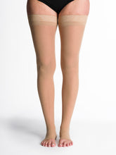 Load image into Gallery viewer, Women's Style Sheer Thigh-High Open-Toe 20-30mmHg
