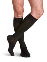 Load image into Gallery viewer, Men's Style Microfiber Calf with Grip-Top 30-40mmHg