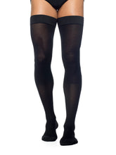 Load image into Gallery viewer, Men's Essential Opaque Thigh-High Single 20-30mmHg