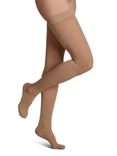 Load image into Gallery viewer, Women's Essential Opaque Thigh-High 30-40mmHg