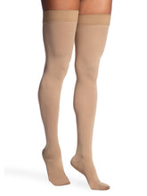Load image into Gallery viewer, Women's Essential Opaque Thigh-High Single 20-30mmHg