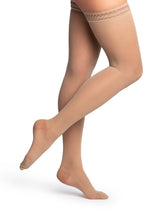 Load image into Gallery viewer, Women's DYNAVEN Sheer Thigh-High 15-20mmHg