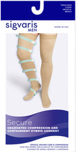 Load image into Gallery viewer, Men's Secure Thigh-High 30-40mmHg
