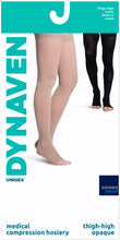 Load image into Gallery viewer, Women's DYNAVEN Thigh-High Open-Toe 30-40mmHg