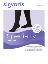 Load image into Gallery viewer, Men's Secure Thigh-high Single 40-50mmHg
