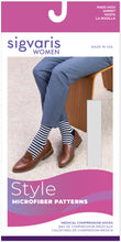 Load image into Gallery viewer, Women's Style Microfiber Patterns Calf 20-30mmHg