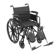 Load image into Gallery viewer, Drive Medical Cruiser X4 Wheelchair with Elevating Leg Rests