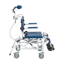 Load image into Gallery viewer, Tilting Aluminum Rehab Shower Chair Commode