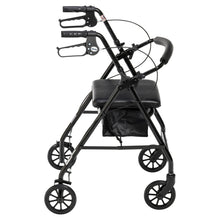 Load image into Gallery viewer, Aluminum Rollator, 6" Wheels, Black