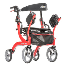 Load image into Gallery viewer, Nitro Duet Rollator and Transport Chair, Red