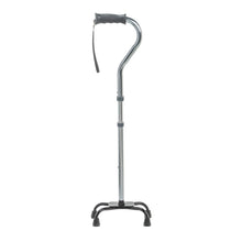 Load image into Gallery viewer, Folding Quad Cane, Small Base, Charcoal