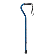 Load image into Gallery viewer, Gel Grip, Aluminum Offset Canes, Height Adjustable