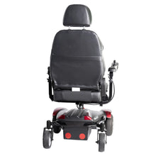 Load image into Gallery viewer, Merits Vision CF Power Wheelchair, Front-Wheel Drive, Captain Seat, Red, 300 lb Capacity